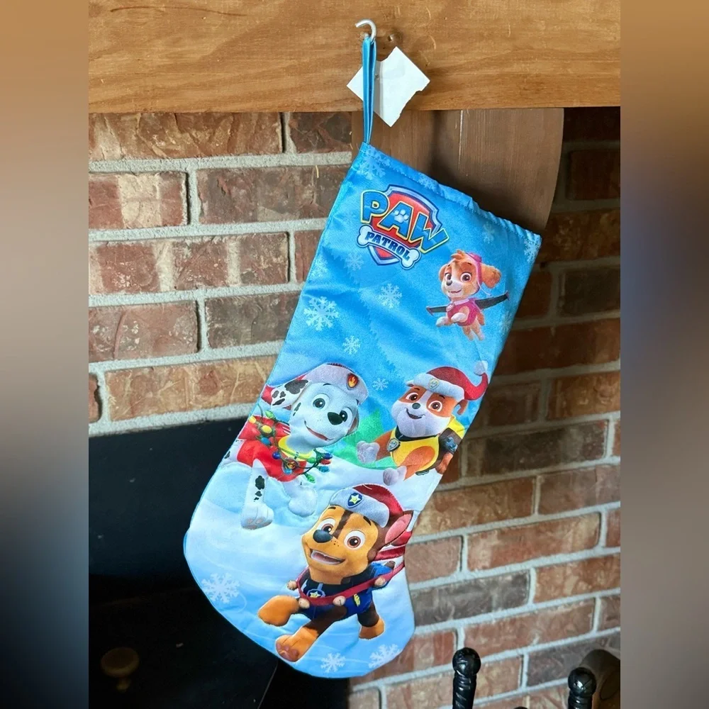 Paw Patrol Blue Holiday Character Stocking